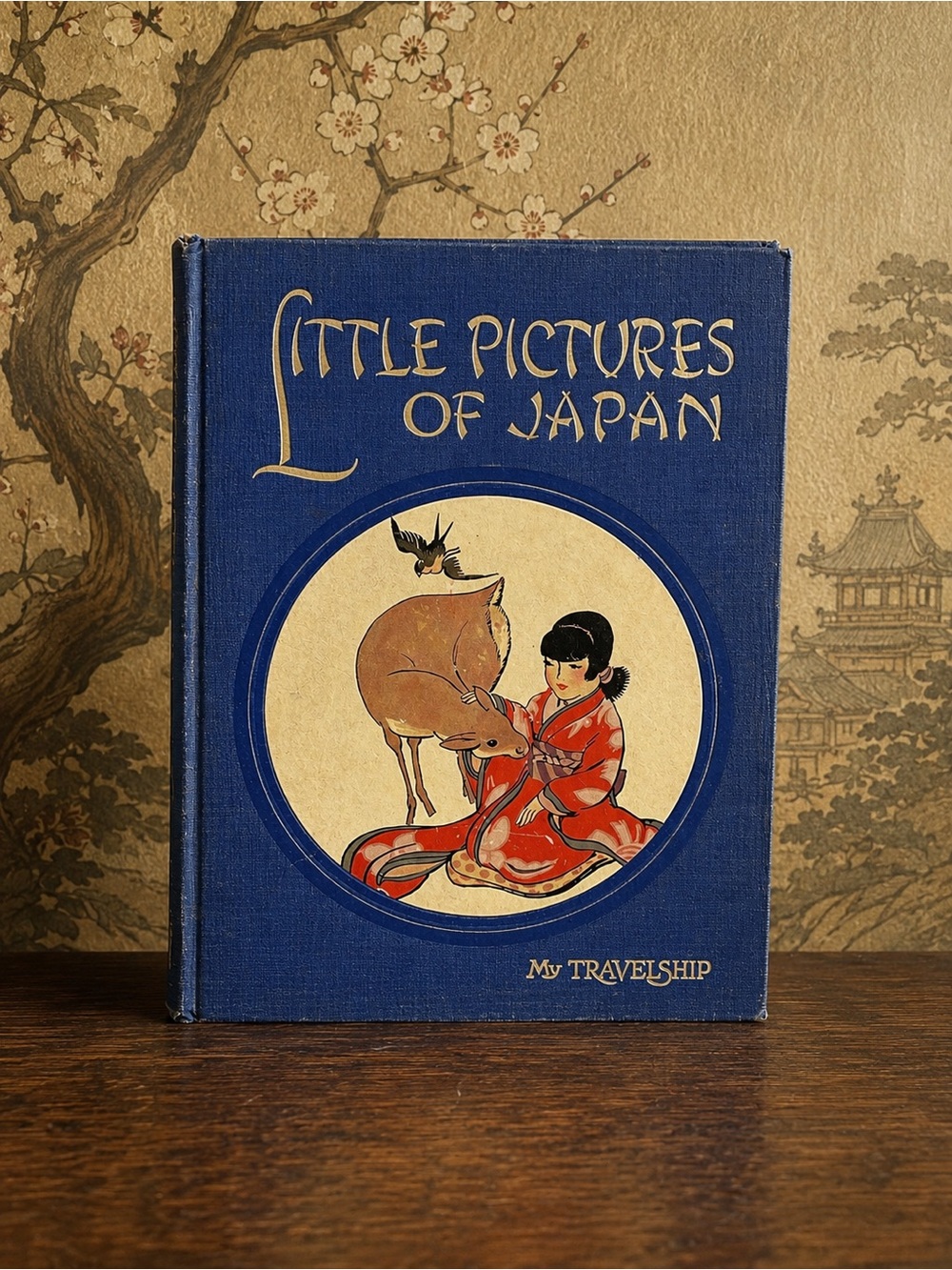 LITTLE PICTURES OF JAPAN Vintage 1925 Illustrated Coffee Table Book Hardcover